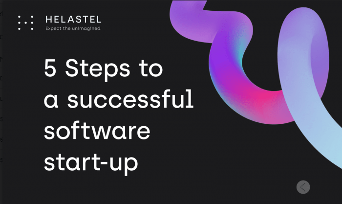Click through to our 5 steps to a successful software start-up