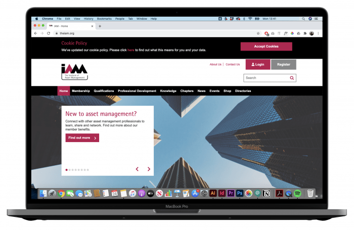 The institute of asset management homepage