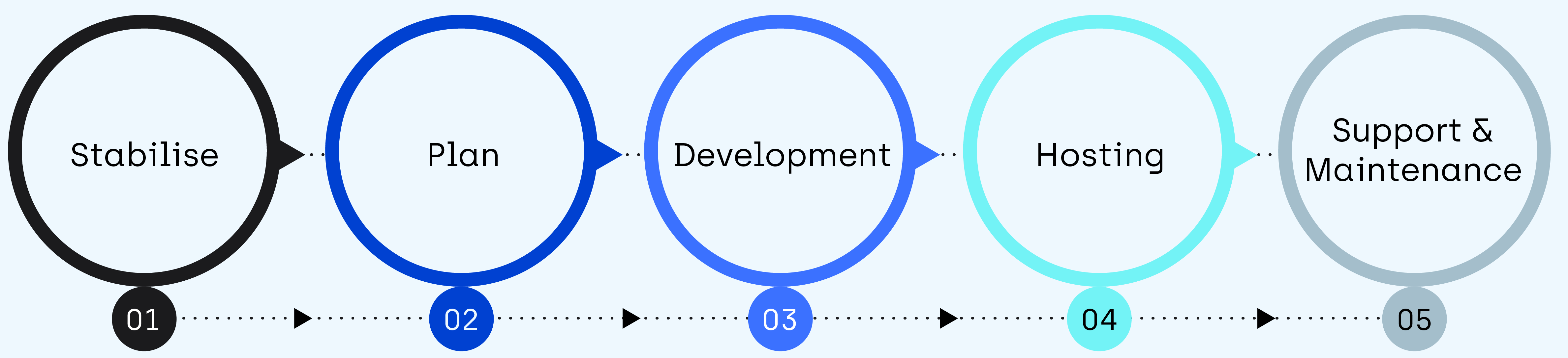 Graphic showing our project rescue process